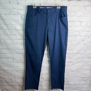 johnnie-O Prep Performance Blue Bamboo Pants 33 X 32